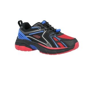 Avia Kids Red Black Blue Athletic Running Sneakers